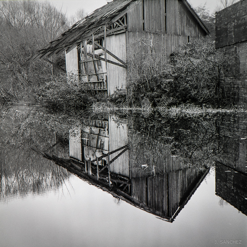 Old building Leeds Canal film Photography