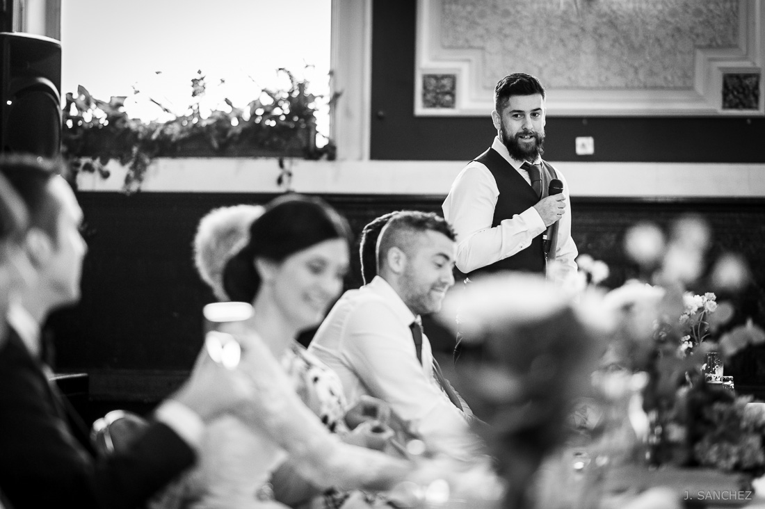 The best man and the wedding speeches