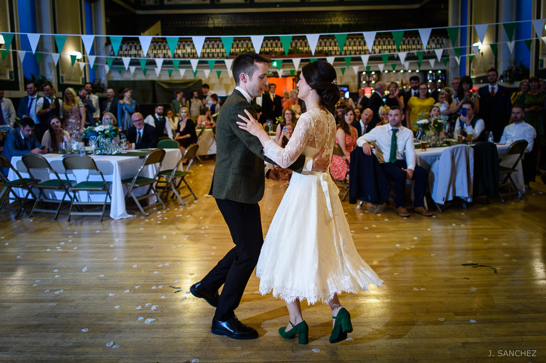 First dance at the ballroom at Todmorden Town Hall