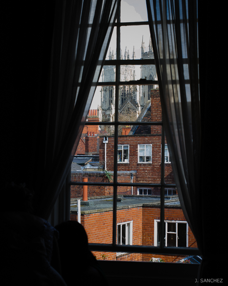 View of York York Minster from Bride room