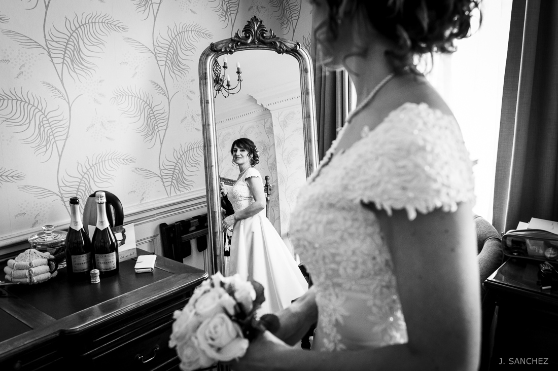 bride getting ready at The Judge's Lodging York